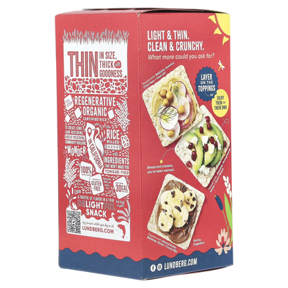 Organic Red Rice & Quinoa Brown Rice Cakes