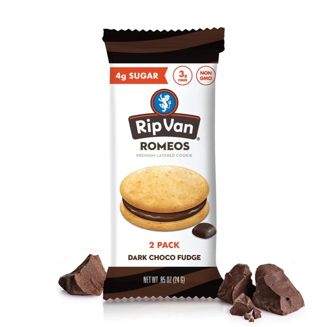 Romeos Dark Choco Fudge Cookies (8 CT)
