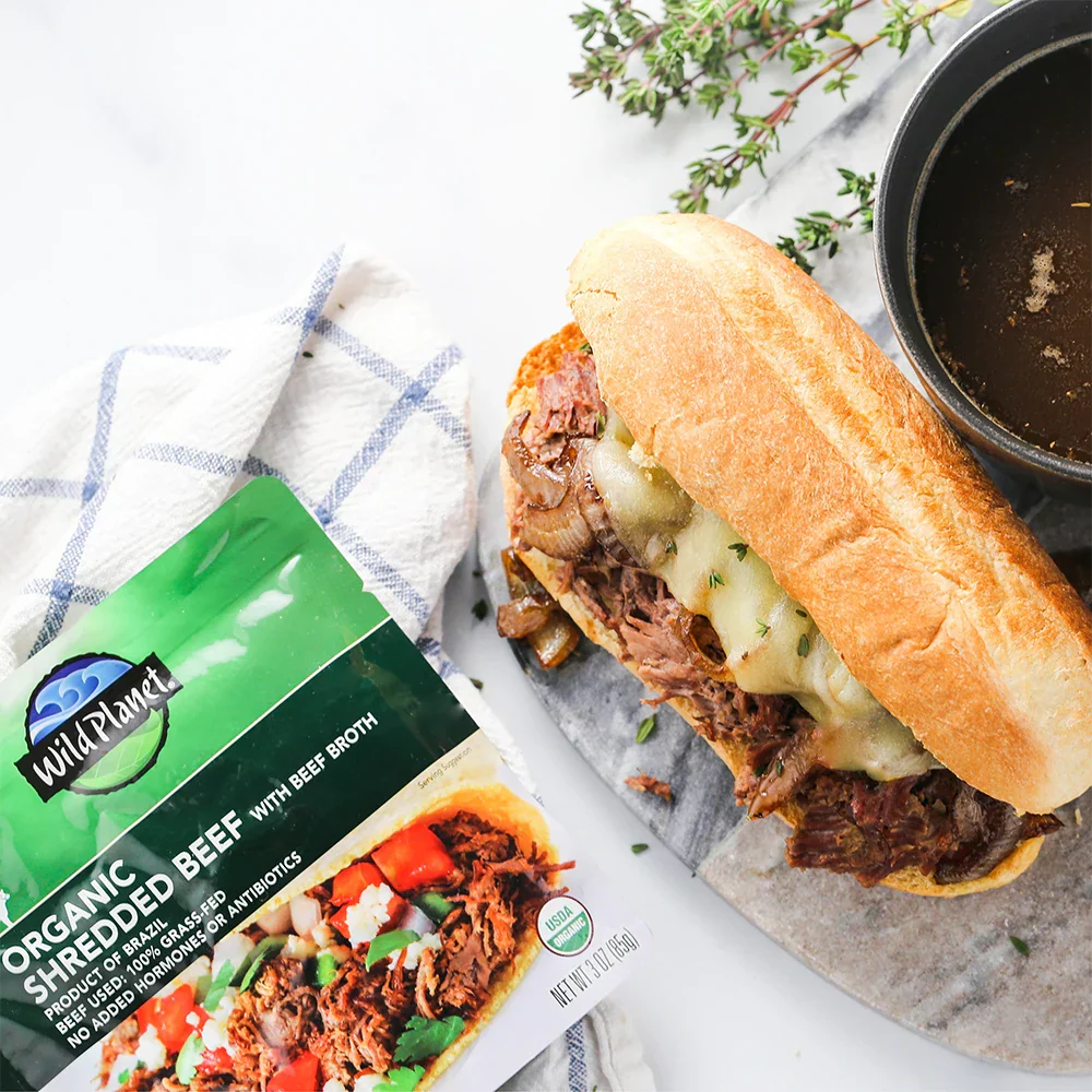 Organic Shredded Beef Single-Serve Pouch