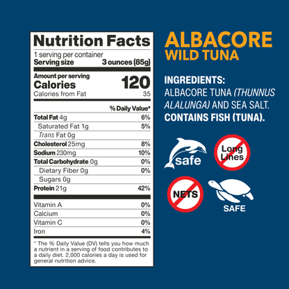 Albacore Wild Tuna Single-Serve Pouch
