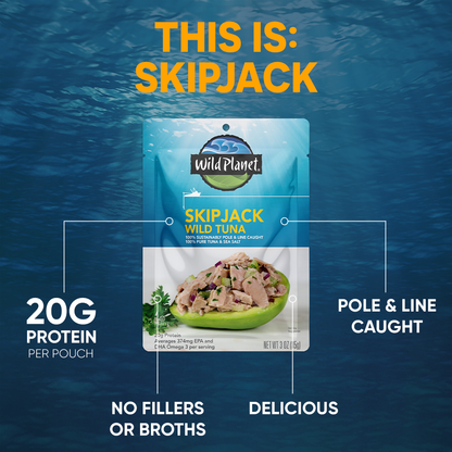 Skipjack Wild Tuna Single-Serve Pouch