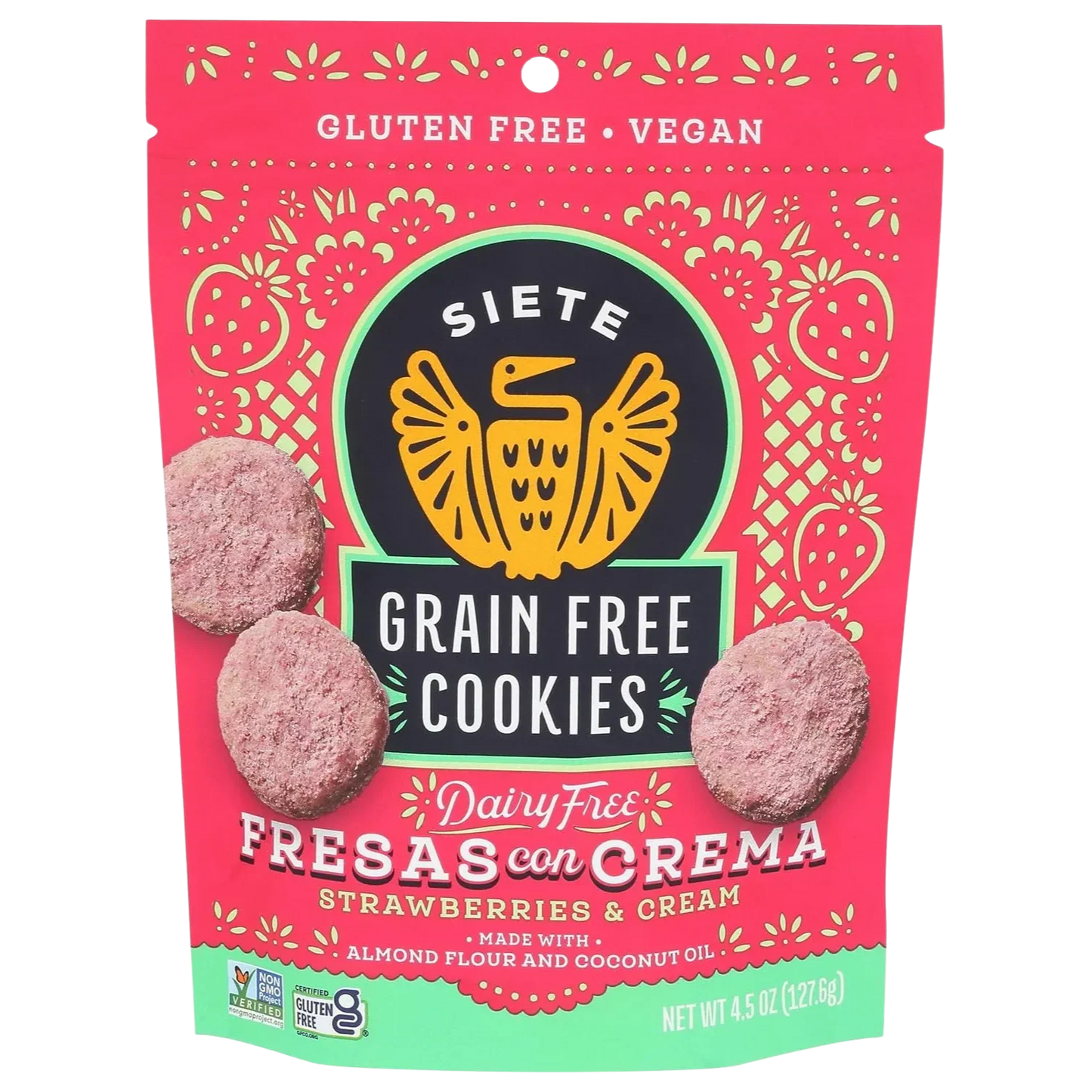 Fresas Con Crema Grain Free Cookies