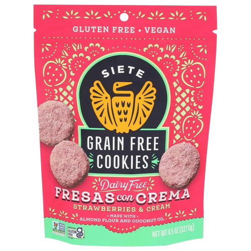 Fresas Con Crema Grain Free Cookies