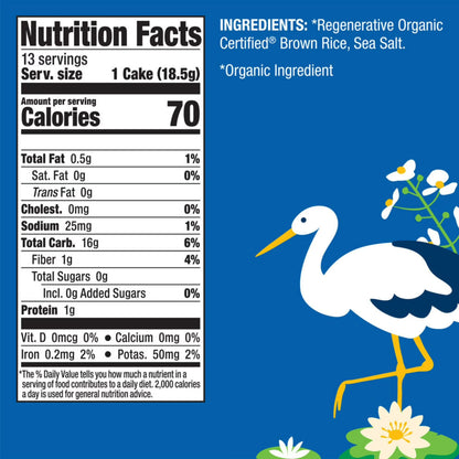 Organic Lightly Salted Brown Rice Cakes