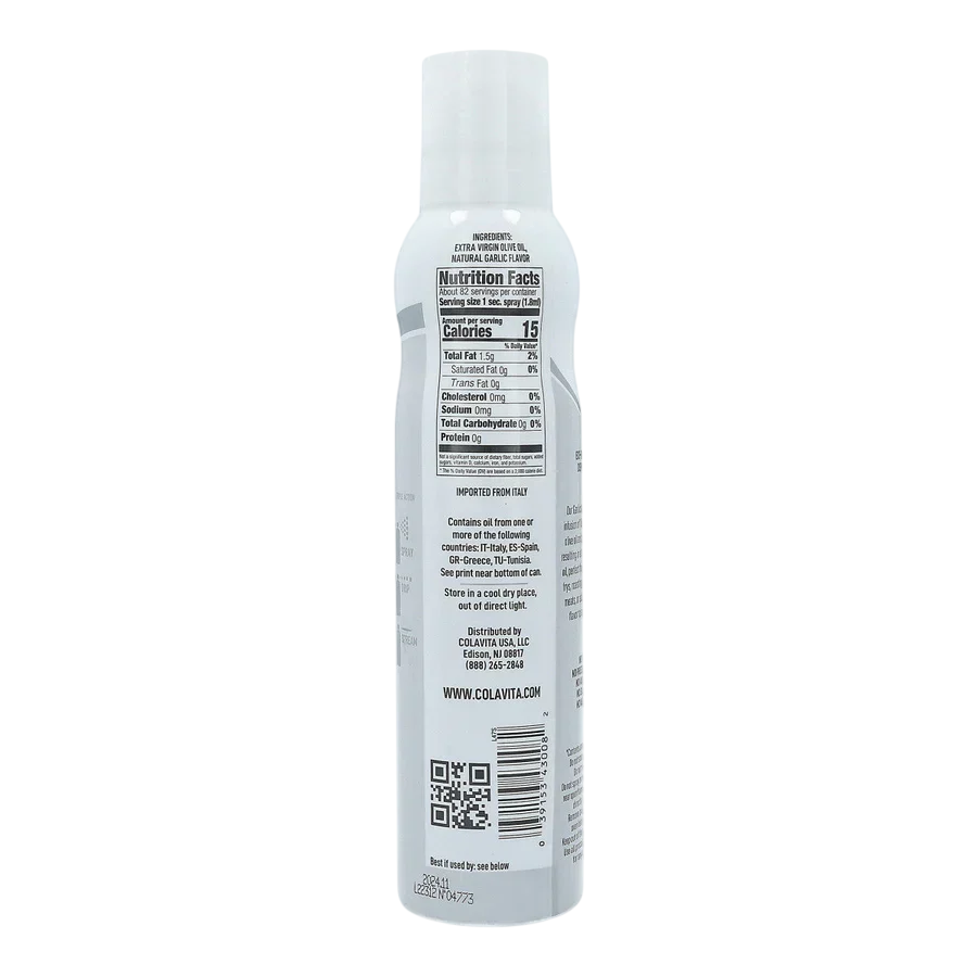 Garlic Flavored Extra Virgin Olive Oil Spray