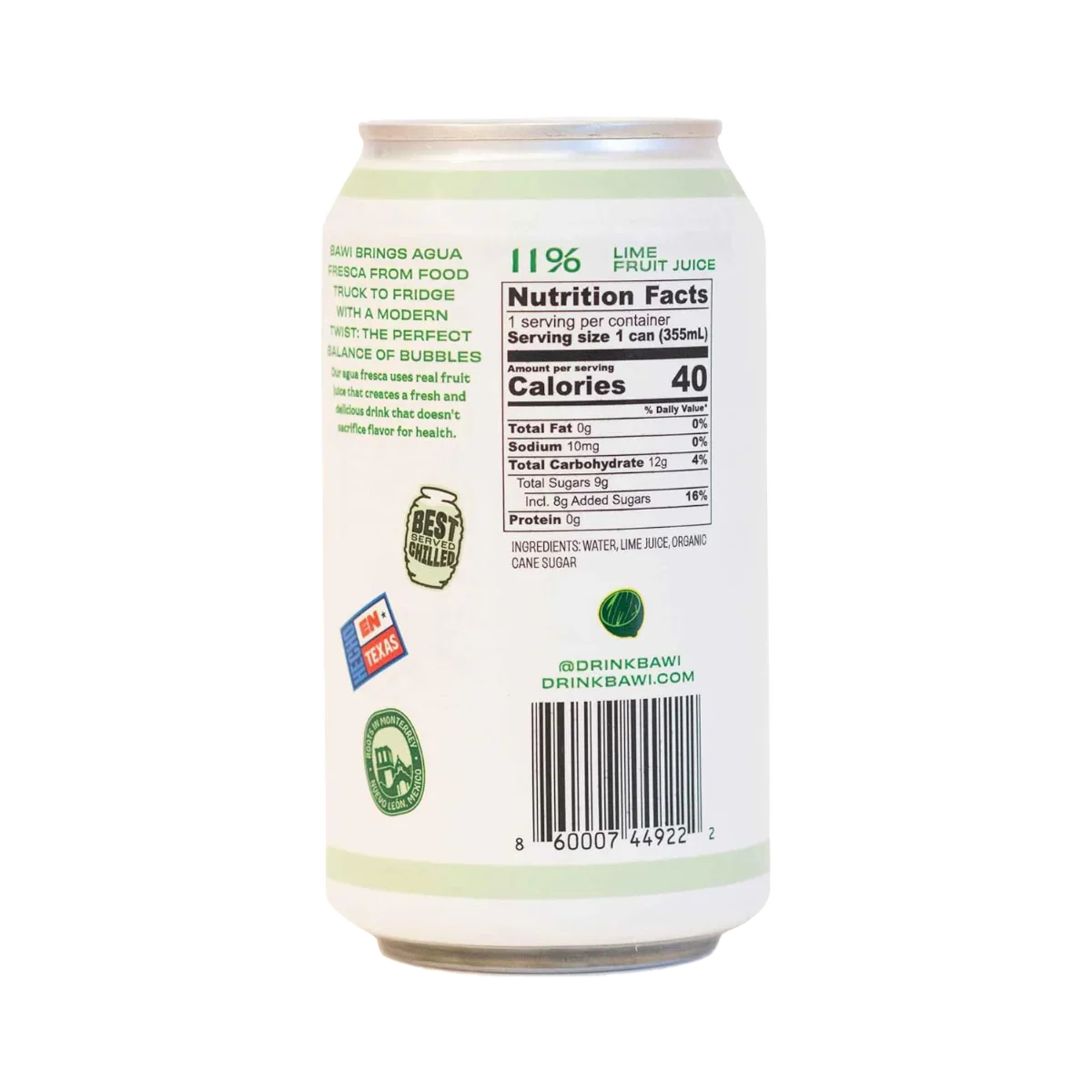 Sparkling Agua Fresca El Limon - Lime (4 Pack)