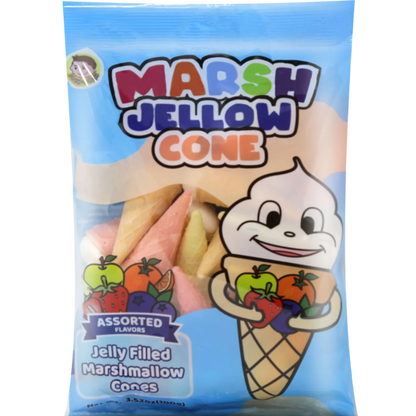 Marsh Jellow Cone - Assorted Flavors