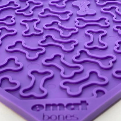 Bones eMat ¨C Durable Dog Lick Mat Feeder