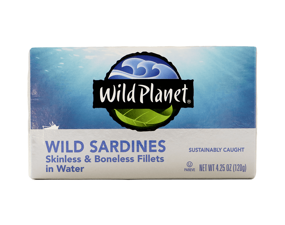 Wild Sardines Skinless & Boneless Fillets In Water