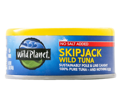 Skipjack Wild Tuna No Salt Added