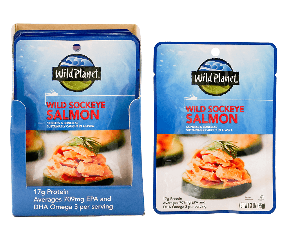 Wild Sockeye Salmon Single-Serve Pouch
