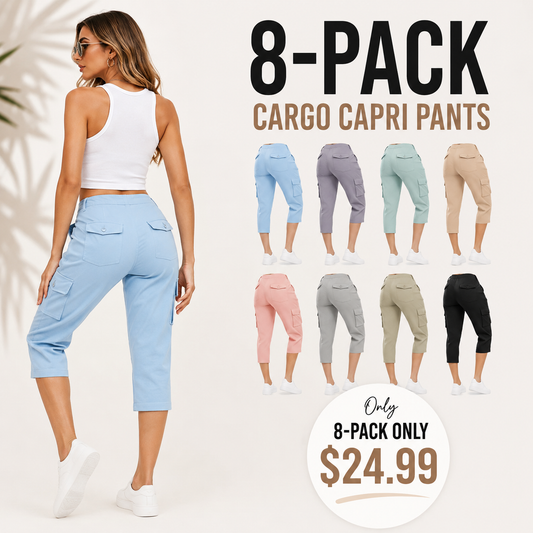 ❤️Special Sale❤️Women's Lightweight Cargo Capris