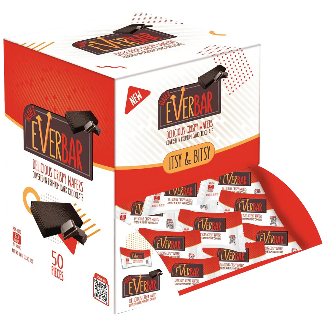 Dark'n Crispy Chocolate Mini Bars (50 CT)