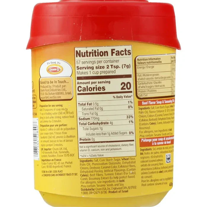 Beef Soup & Seasoning Mix (3CT)