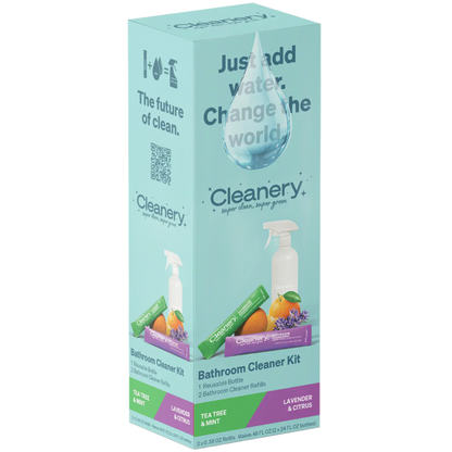 Bathroom Cleaner Kit - Tea Tree & Mint, Lavender & Citrus
