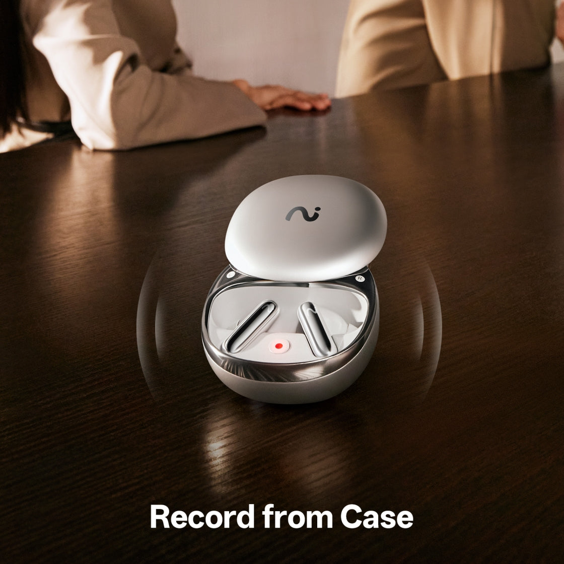 RecDot Voice Recorder Earbuds: Professional AI Note Taker for Meetings, Calls & Lectures. Transcribe & Summarize, 78 Languages, 48dB Hybrid ANC AI Assistant for Deep Work, AES-256 Secure, Black