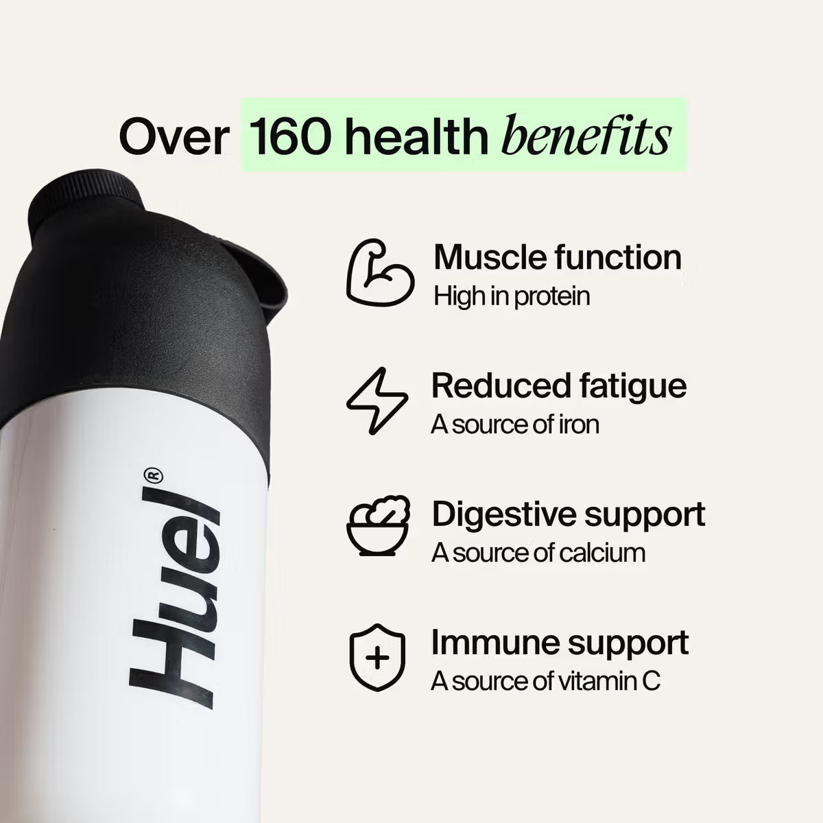 Huel Black Edition | 40g Protein | 26 Vitamins & Minerals | 17 Servings