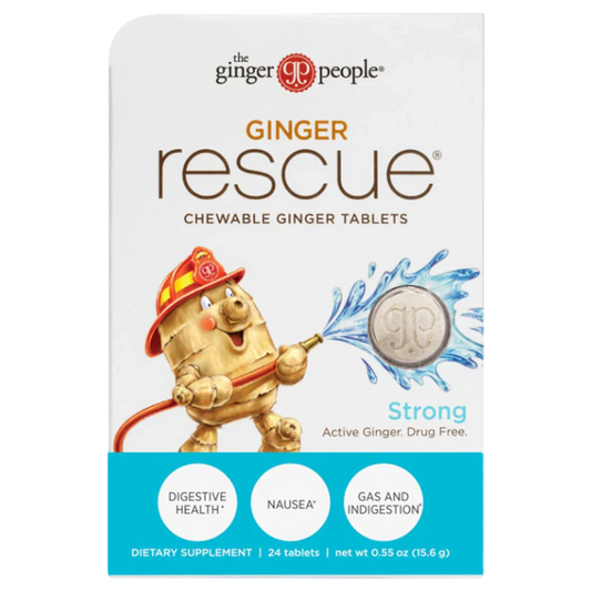 Ginger Rescue Strong Chewable Ginger Tablets