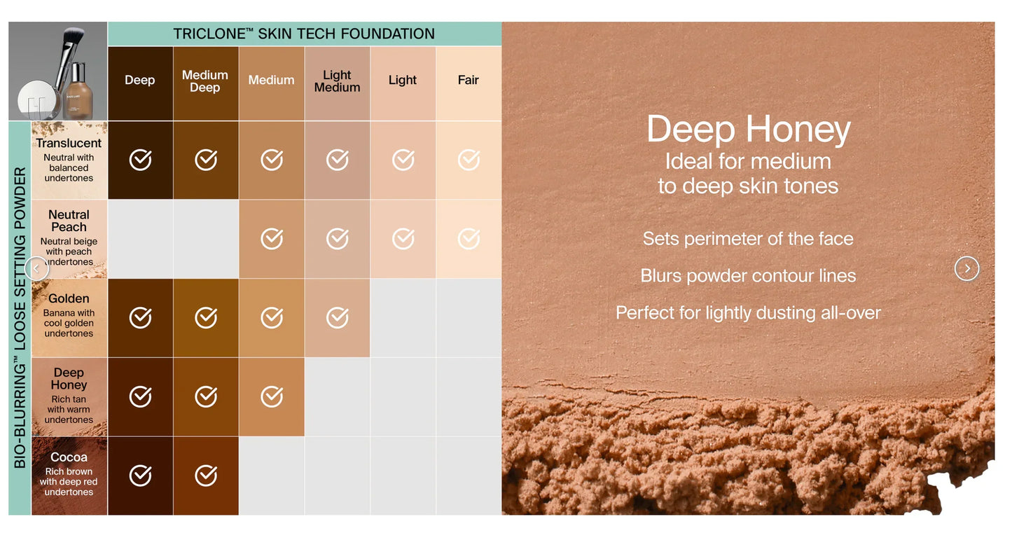 Bio-Blurring Loose Setting Powder - Deep Honey