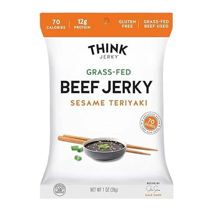 Sesame Teriyaki Beef Jerky Grass-Fed (8 Pack)