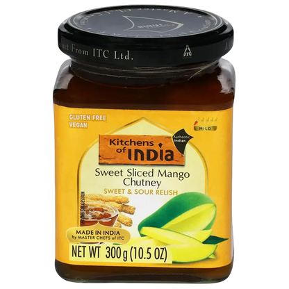 Sweet Sliced Mango Chutney - Mild