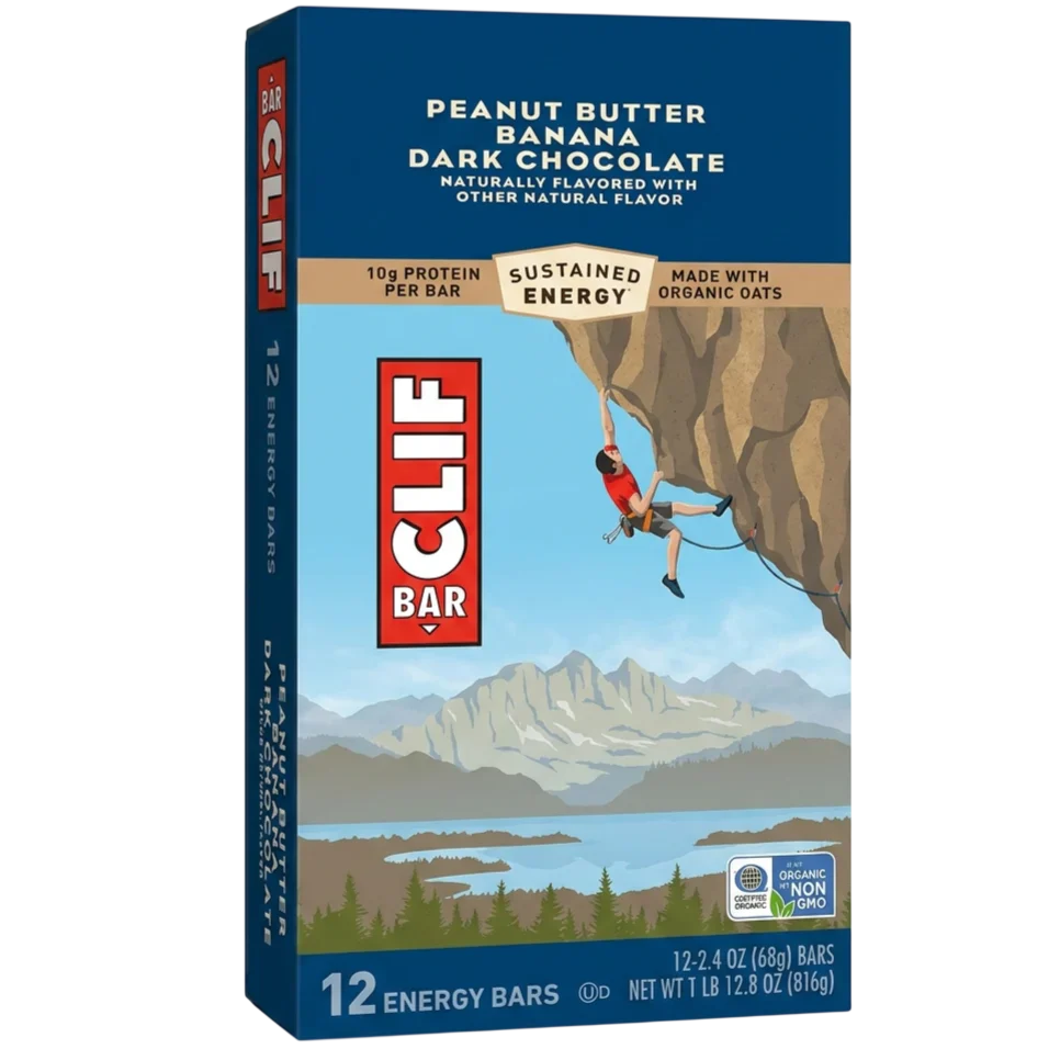 Peanut Butter Banana with Dark Chocolate Flavor Energy Bars (12 CT)