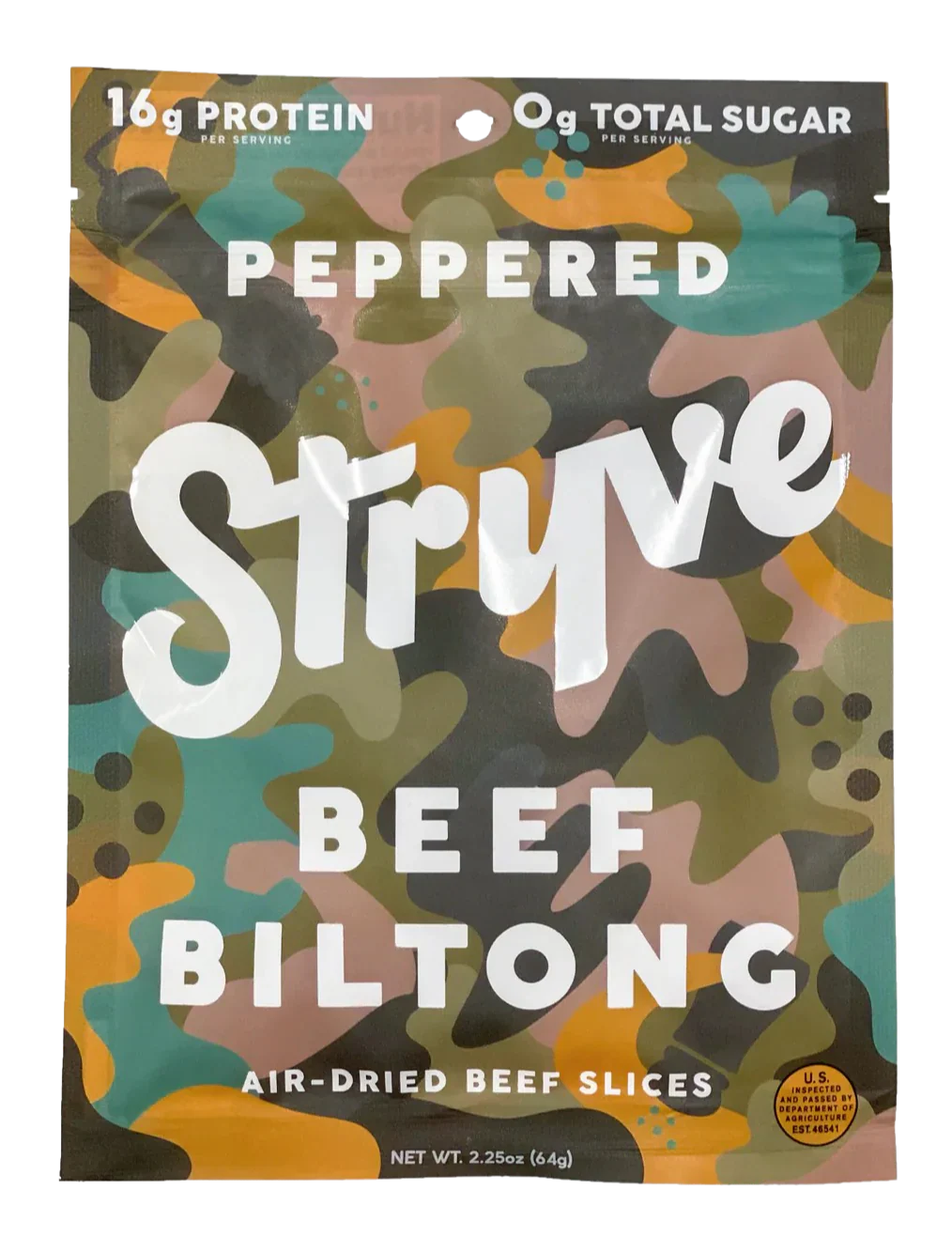 Peppered Sliced Biltong - Air-Dried Beef Slices