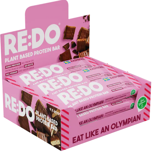 Plant-Based Raspberry Protein Bars (9 CT)