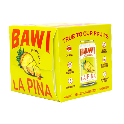 Sparkling Agua Fresca La Pi?a ¨C Pineapple (4 Pack)
