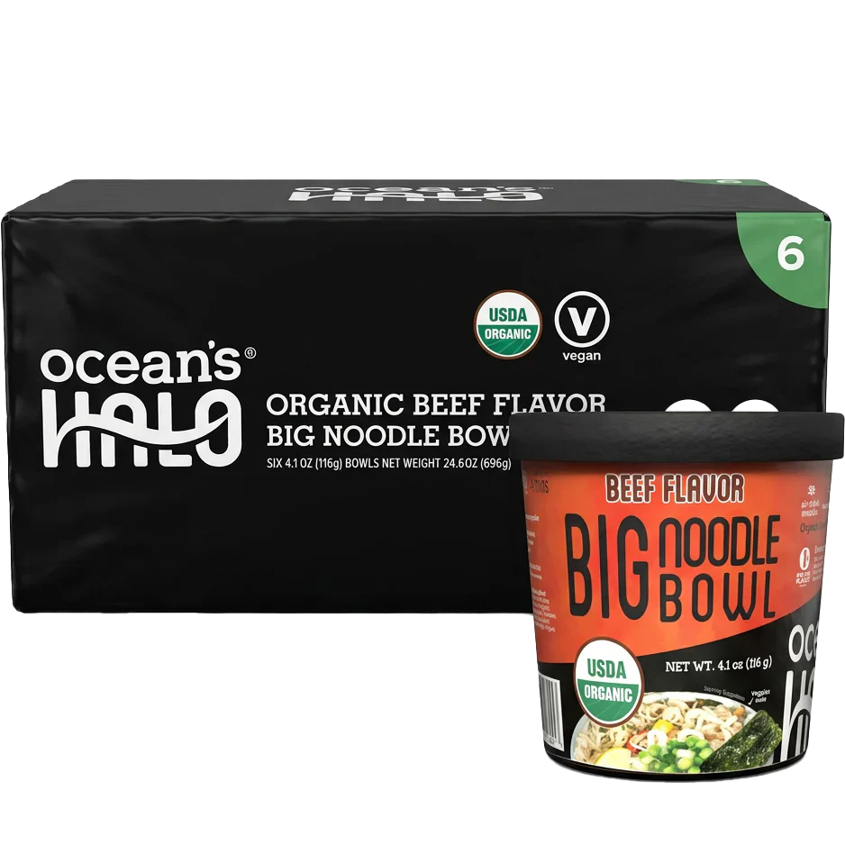 Organic Vegan Beef Big Noodle Bowl (6 CT)