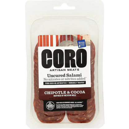 Uncured Sliced Salami - Chipotle & Cocoa