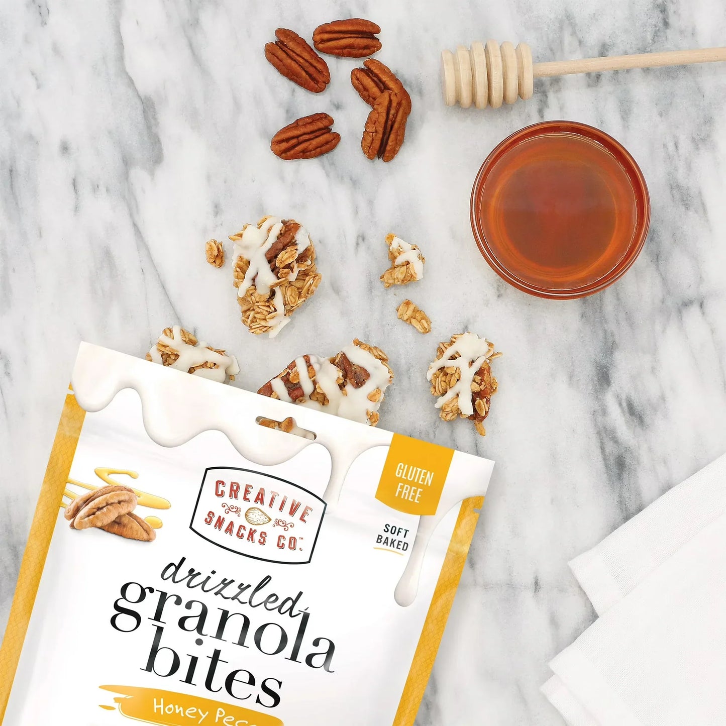 Drizzled Granola Bites Honey Pecan