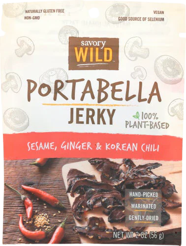 Portabella Sesame Ginger Chili Jerky