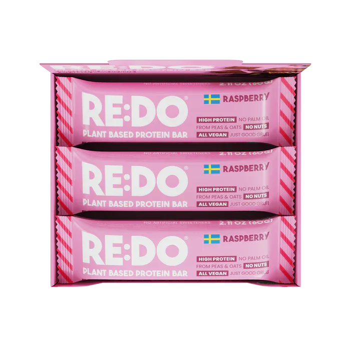 Plant-Based Raspberry Protein Bars (9 CT)