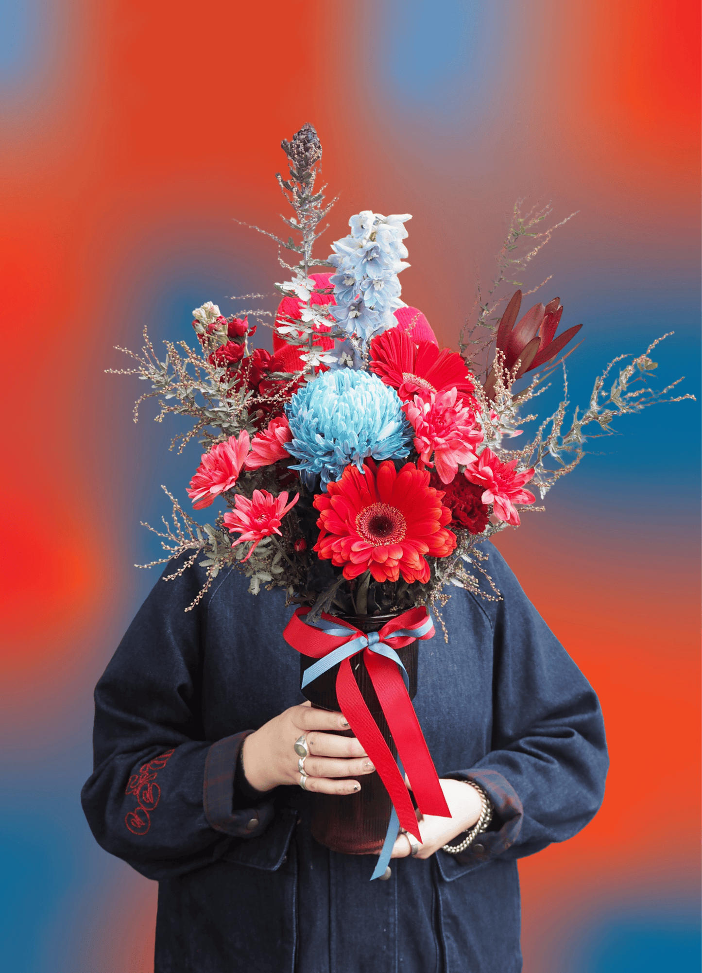 Electric Cherry Posy