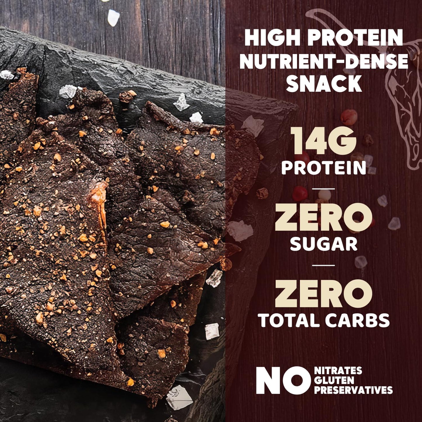 Simply Salt and Pepper Beef Jerky