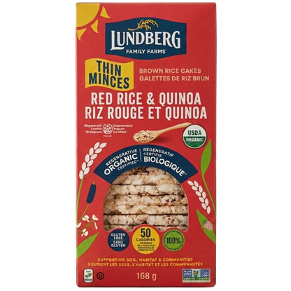 Organic Red Rice & Quinoa Brown Rice Cakes