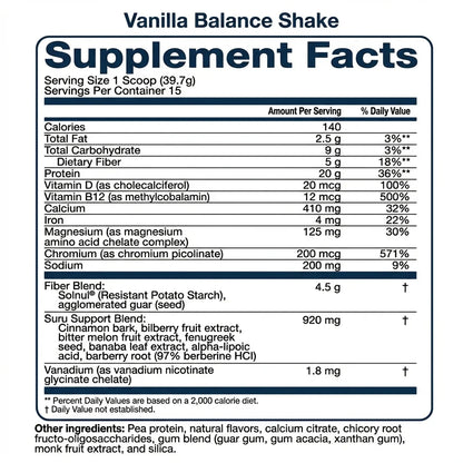 Balance Shake - Vanilla