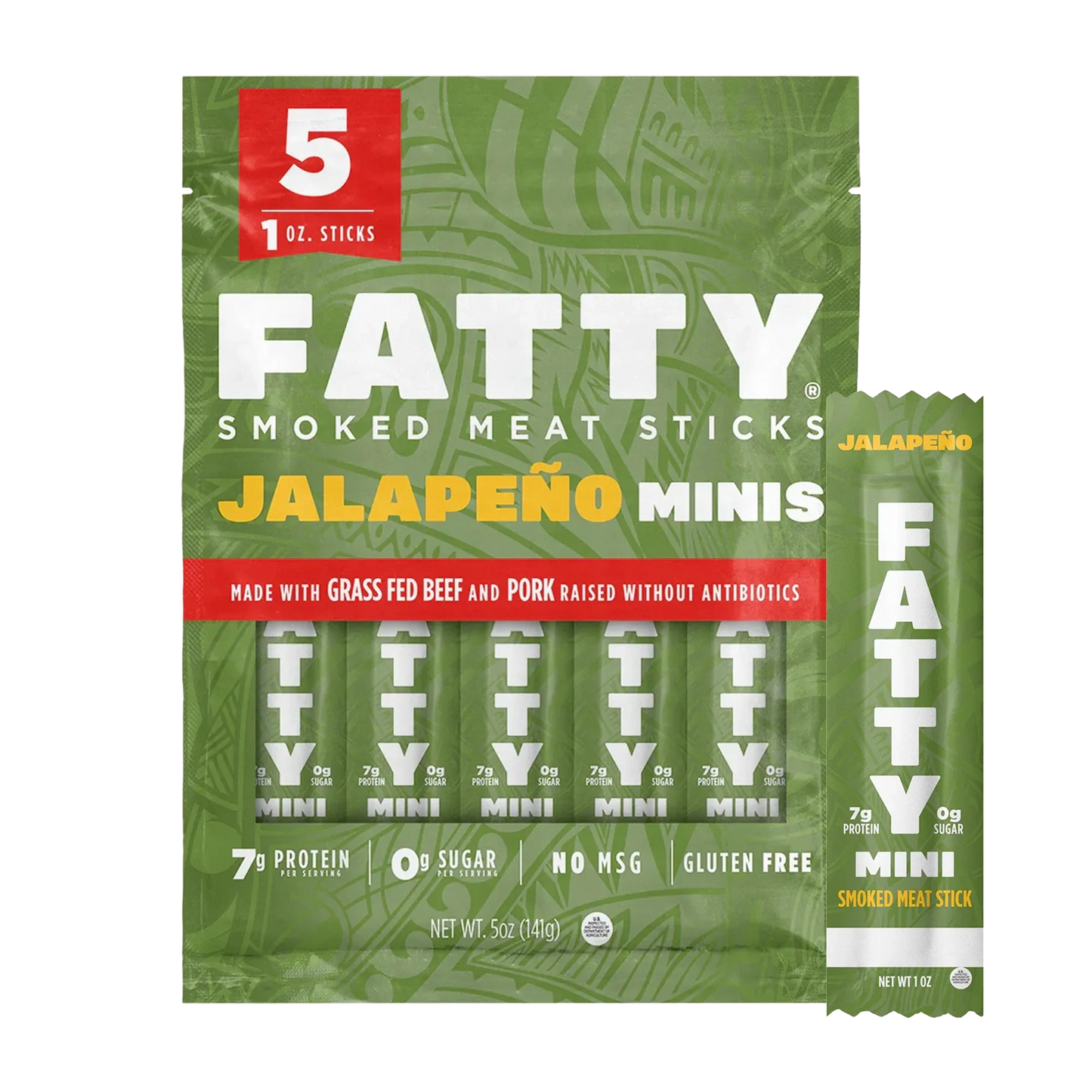 Jalapeno Minis Smoked Meat Sticks (5 CT)