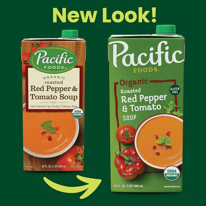 Organic Roasted Red Pepper & Tomato Creamy Soup