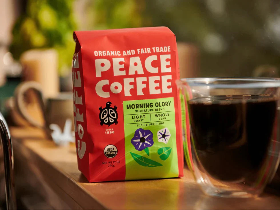 Organic Morning Glory Light Roast Ground Coffee
