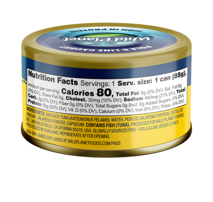 Premium Skipjack Wild Light Tuna with Jalapeño