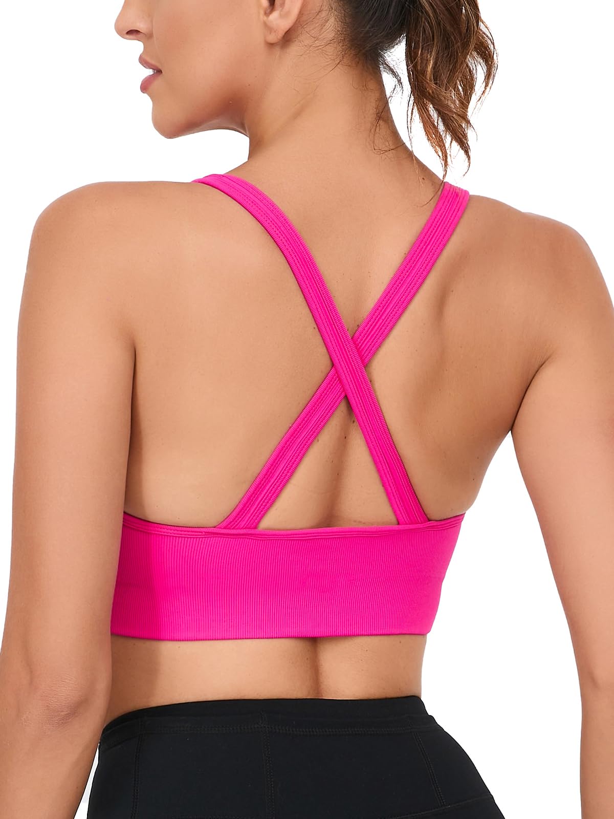 RUNNING GIRL® High-Impact Sculpting Sports Bra | Fixed Moulded Cups & Versatile Racerback Design