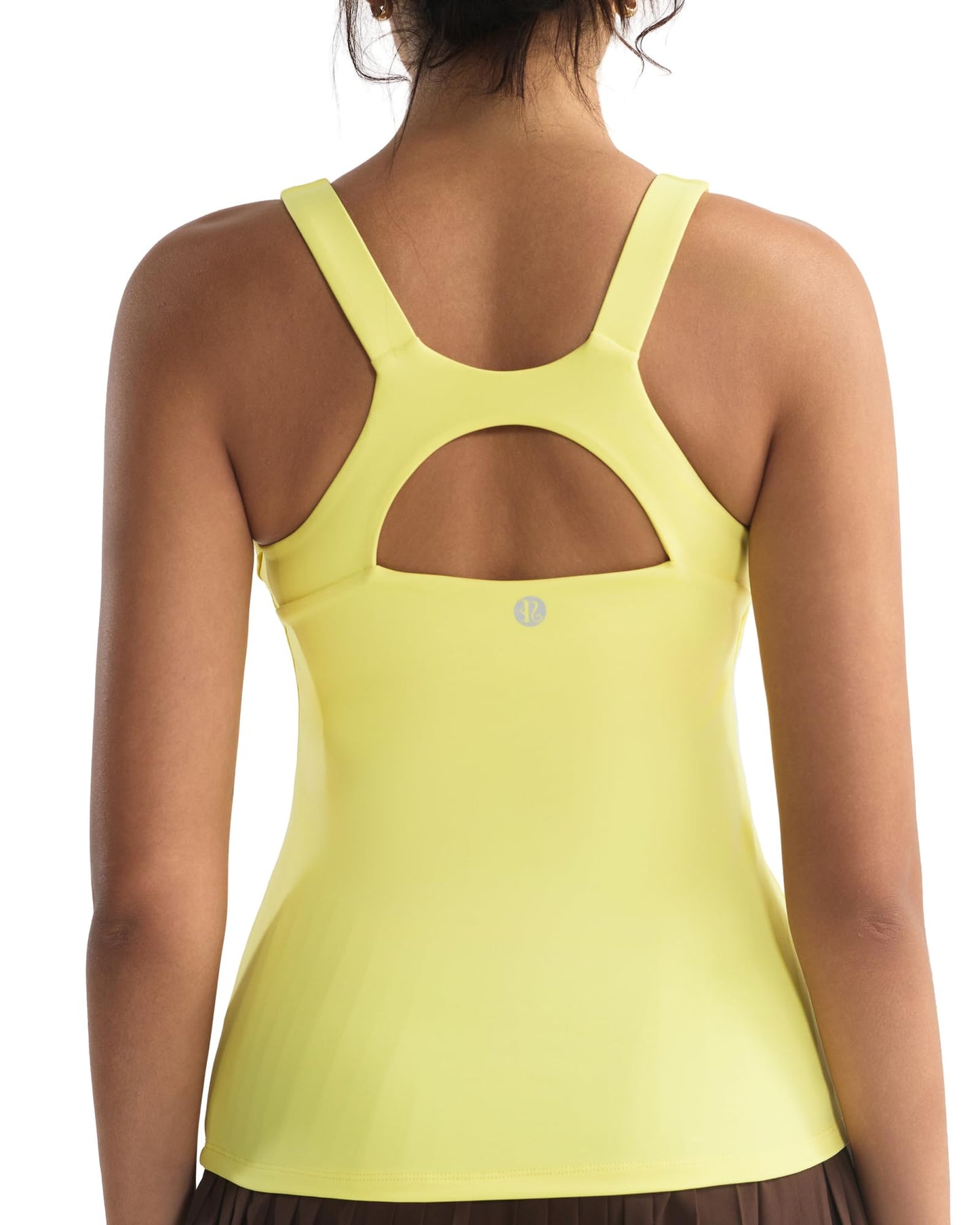 RUNNING GIRL® 2-in-1 Racerback Workout Tank Top | Built-in Bra & Breathable Yoga Top