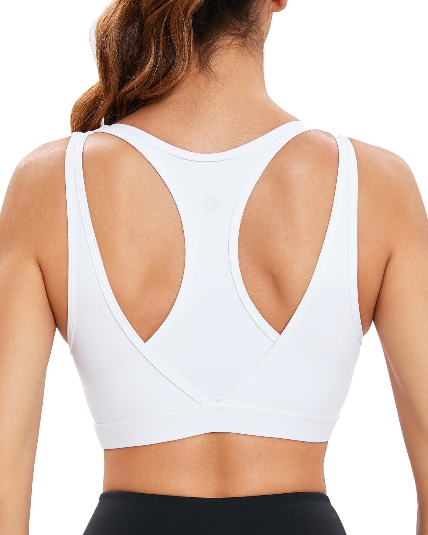 RUNNING GIRL® High-Support Racerback Tank Style Sports Bra | Fixed Molded Cups