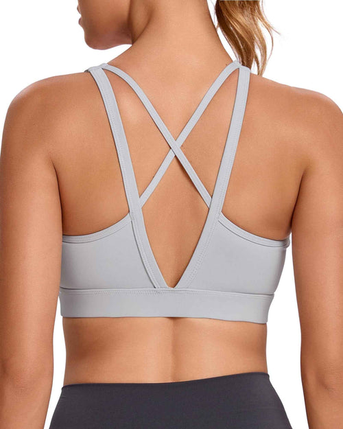 RUNNING GIRL® Medium-High Support Crisscross Back 2-in-1 Versatile Sports Bra