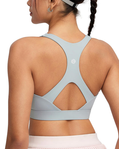 RUNNING GIRL® High Support Molded Cup Sports Bra with Sewn-in Pads