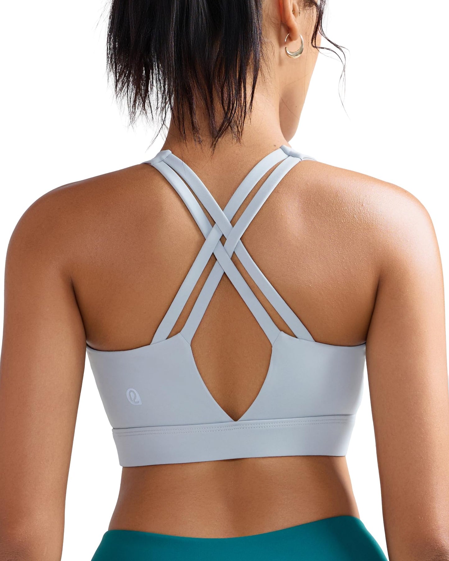 RUNNING GIRL® Medium-High Support Crisscross Back 2-1 Versatile Sports Bra