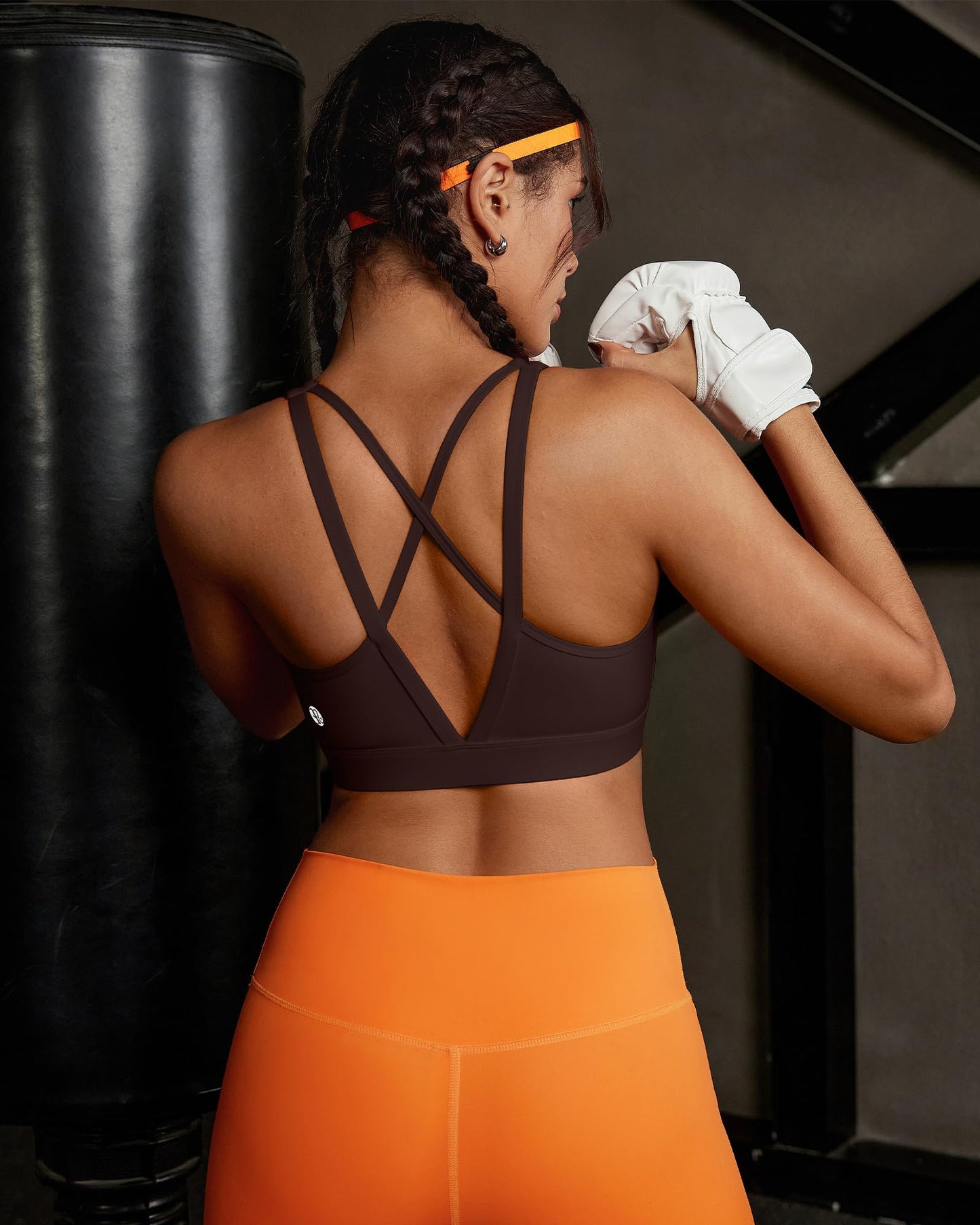 RUNNING GIRL® Medium-High Support Crisscross Back 2-in-1 Versatile Sports Bra
