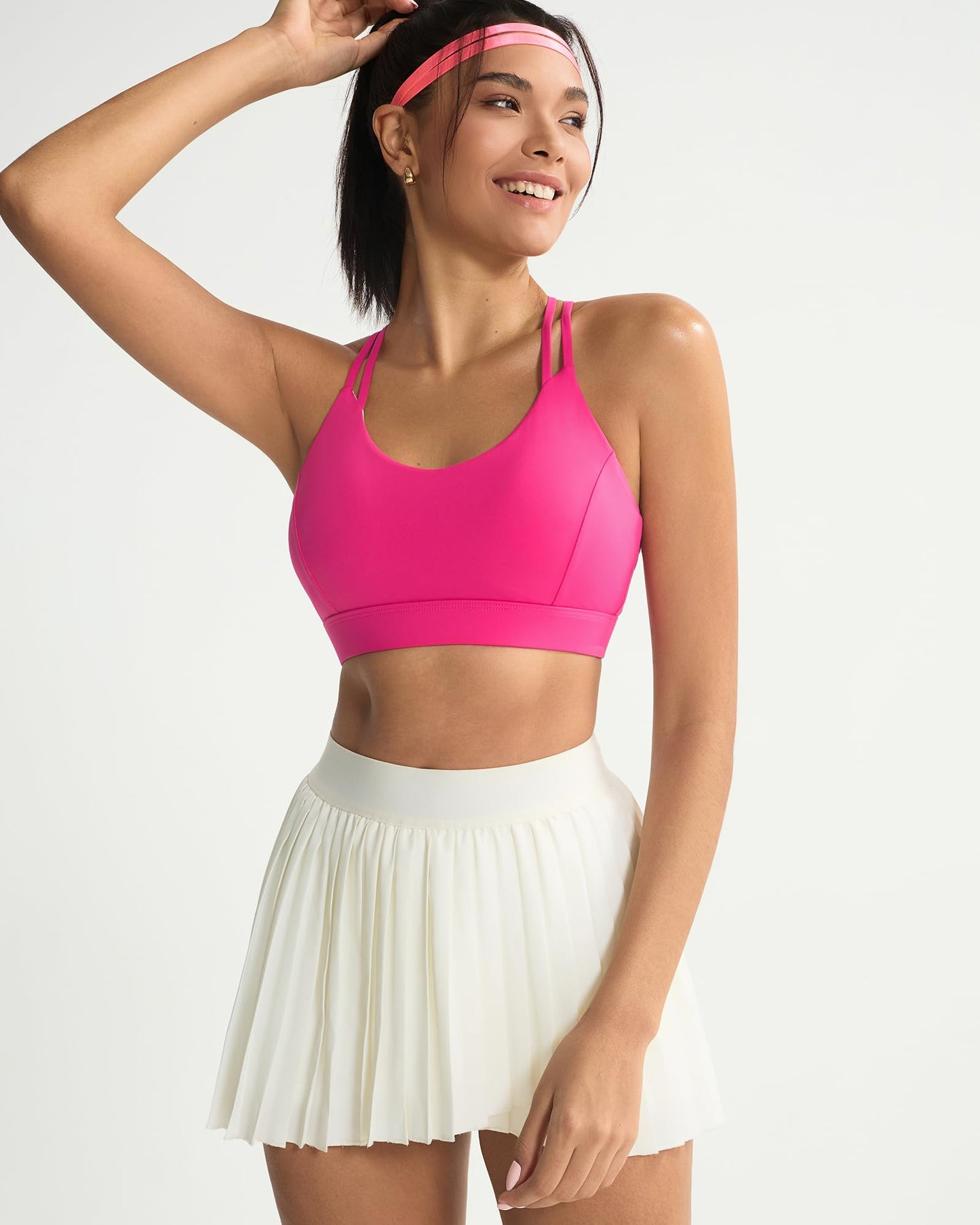 RUNNING GIRL® Sexy Crisscross Yoga Bra | Thin Breathable Strappy Back Sports Bra